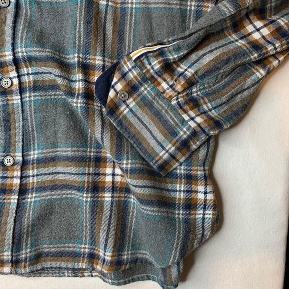 Denim & Flower Fuzzy SLIM FIT Flannel Size XL - Picture 9 of 9